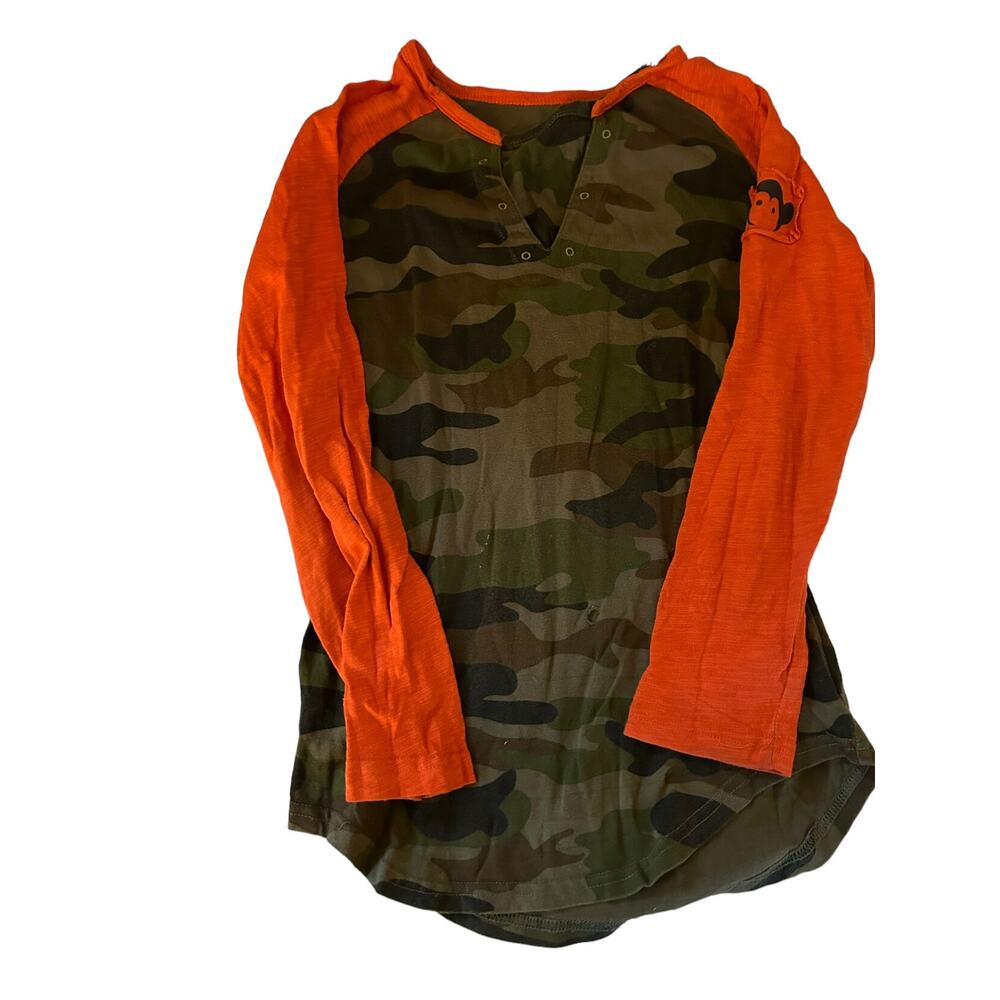 Appaman Camo And Orange Shirt size 10